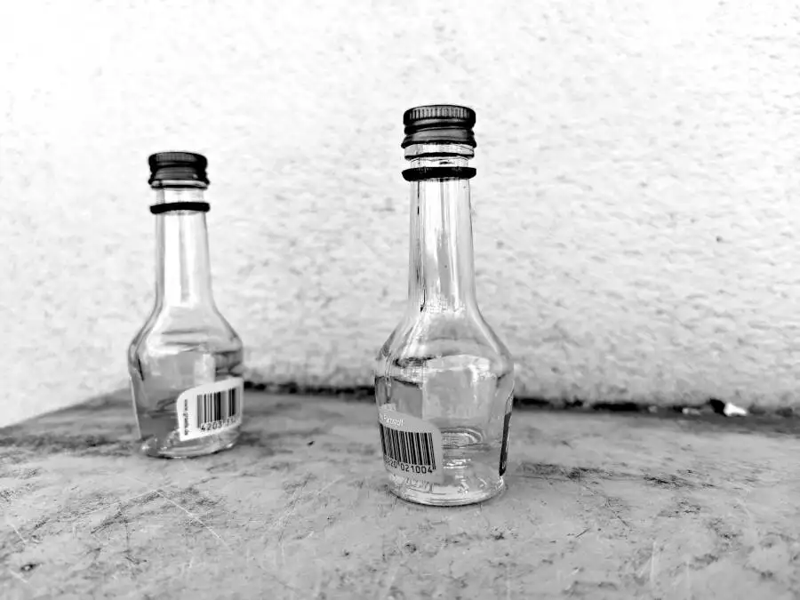 Bottles of booze